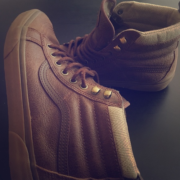 vans mte leather brown